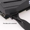 50см кабель питания видеокарты PCIE 8-контактный на 6+2 контакта для блока питания видеокарты с U-терминалами