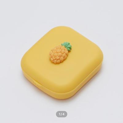 Футляр для линз Fruity, желтый ананас