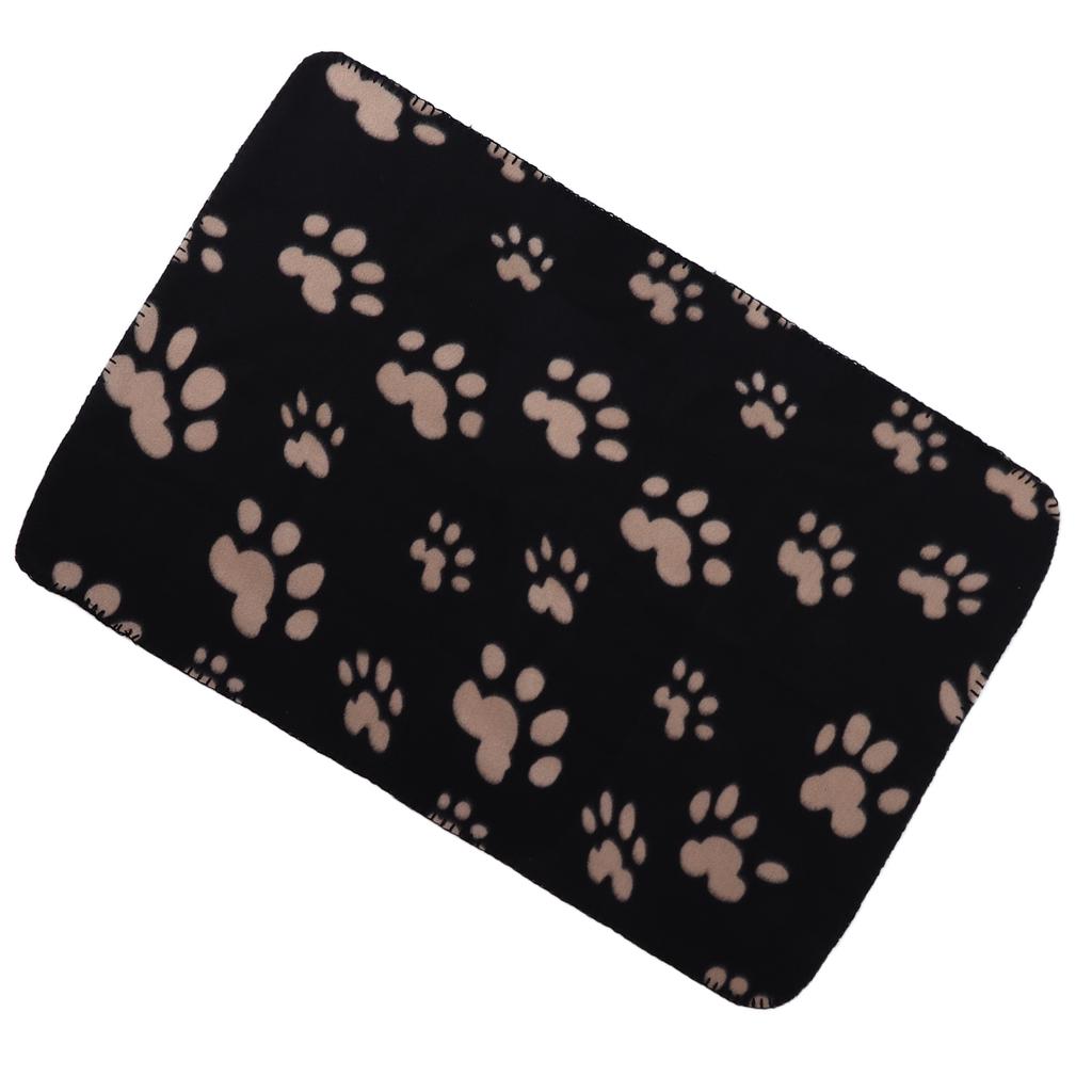 Dog Blanket Soft Plush Machine Washable Plush Pet Blanket for Small Pets Dogs CatsPaw Print M
