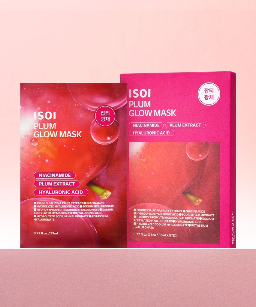 Маска Isoi Plum Glow 23 мл (Набор, 5 листов)