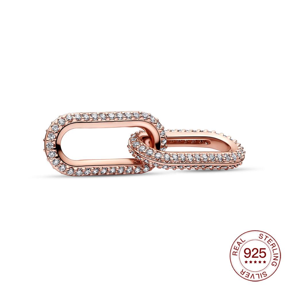 Новый настоящий S925 стерлингового серебра Me Шарм Единорог звезда обруч из бисера подходит оригинальные браслеты Me женские украшения в форме сердца для подарка