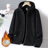 Hooded Jacket Men's and Women's Autumn and Winter Fleece Thickened Cardigan Sweater Warm and Windproof Couple Outfit
