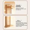 Wall Mounted Paper Towel Holder Wood Tissue Storage Holder Durable Roll Paper Hanger  Home