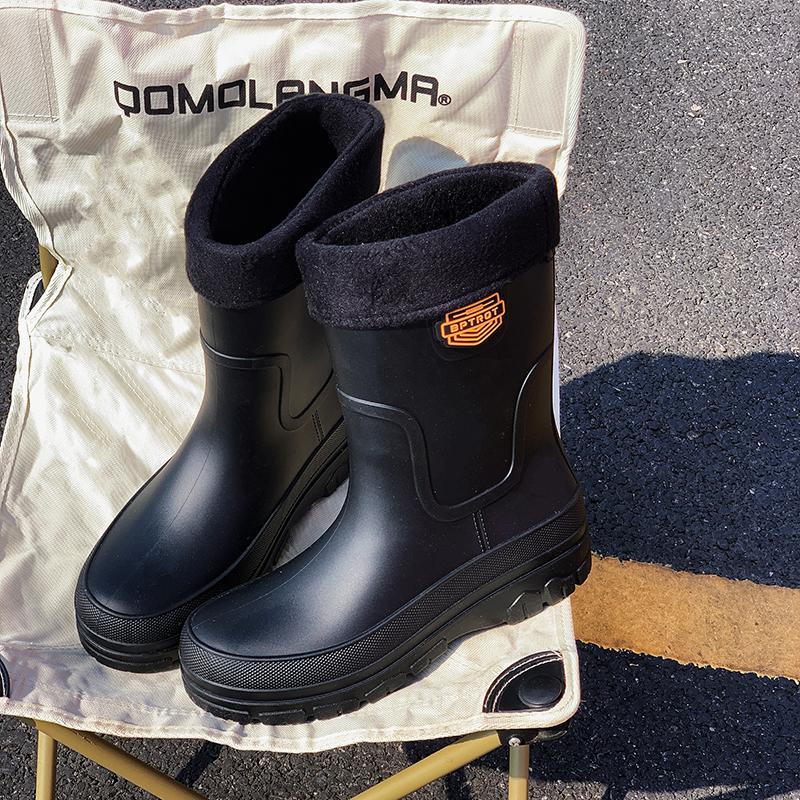 Оптовая фабрика Мужские Нескользящие Водонепроницаемые Модные Дождевые Туфли Дождевые Сапоги