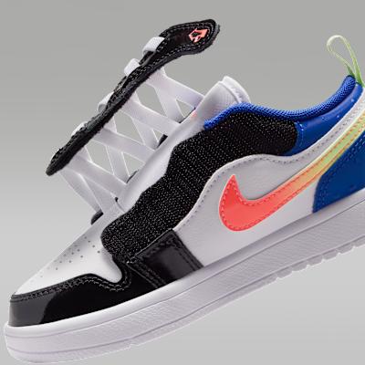 Kids' Sneakers Jordan 1 Low ALT SE White Black Royal Bright Mango (PS) White/Black/Game Royal/Bright Mango