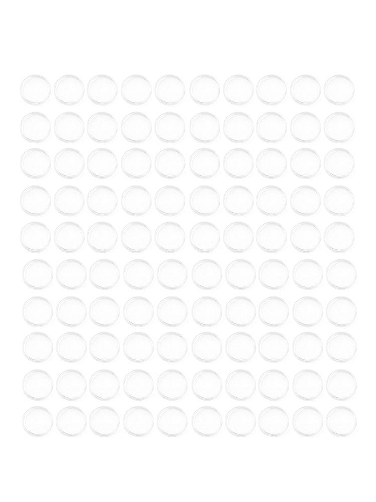 100 шт. прозрачных капсул для монет для безопасного хранения и коллекционной экспозиции