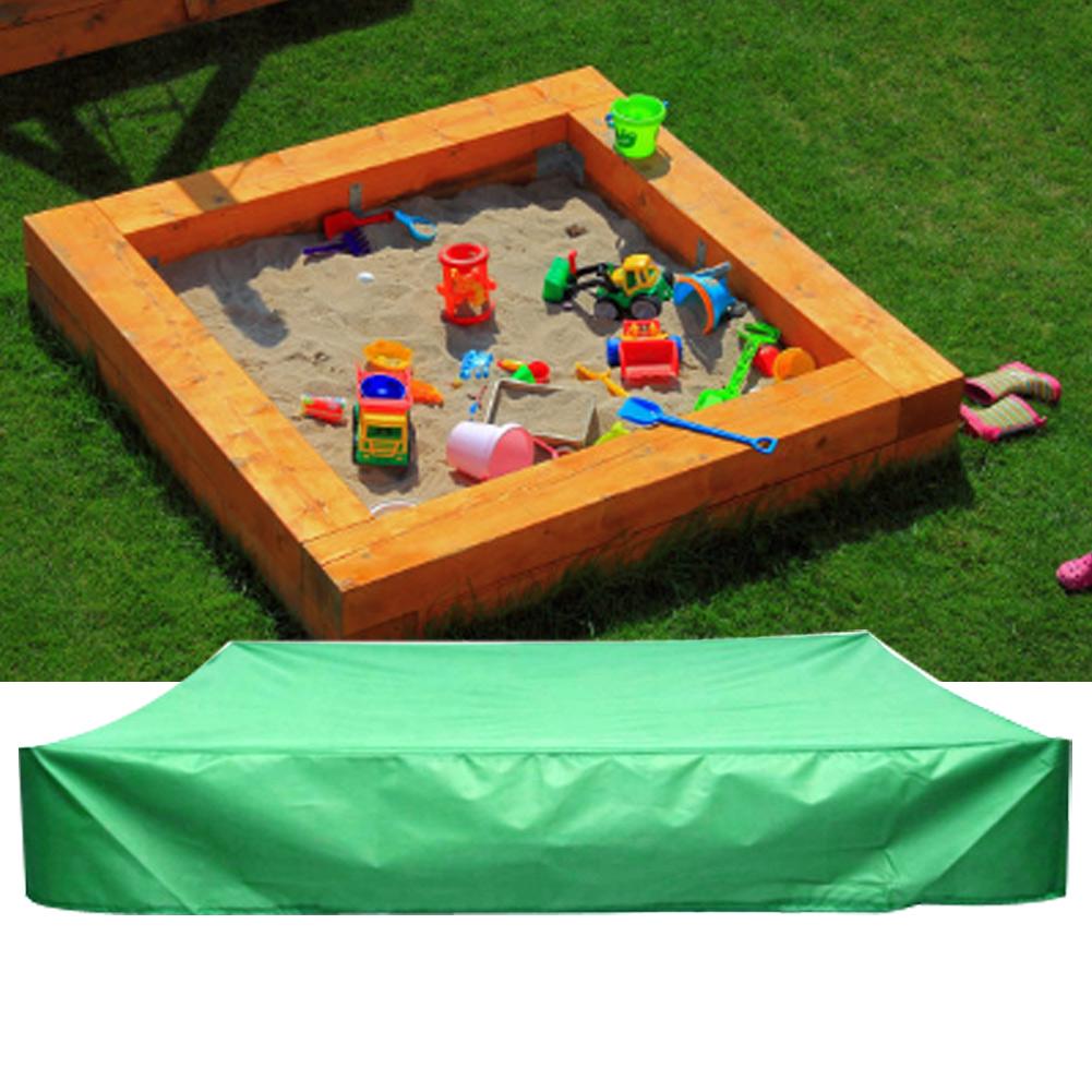 Green Portable Square Small Pool Cover Waterproof Protective Cover for Garden Courtyard