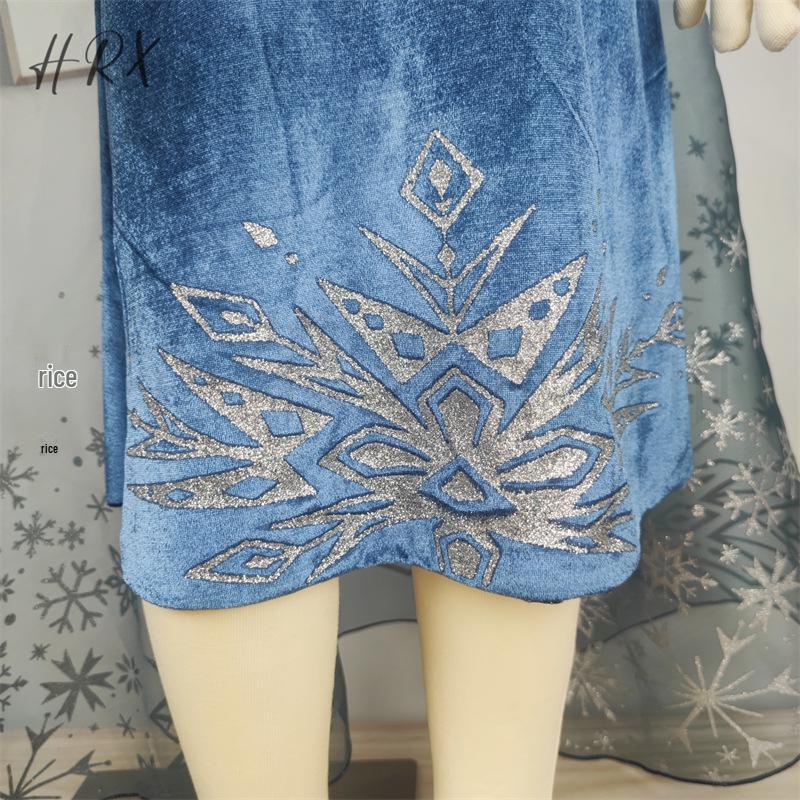 Frozen Princess Elsa Children's Cosplay Costume - Ice Queen Winter Dress Outfit