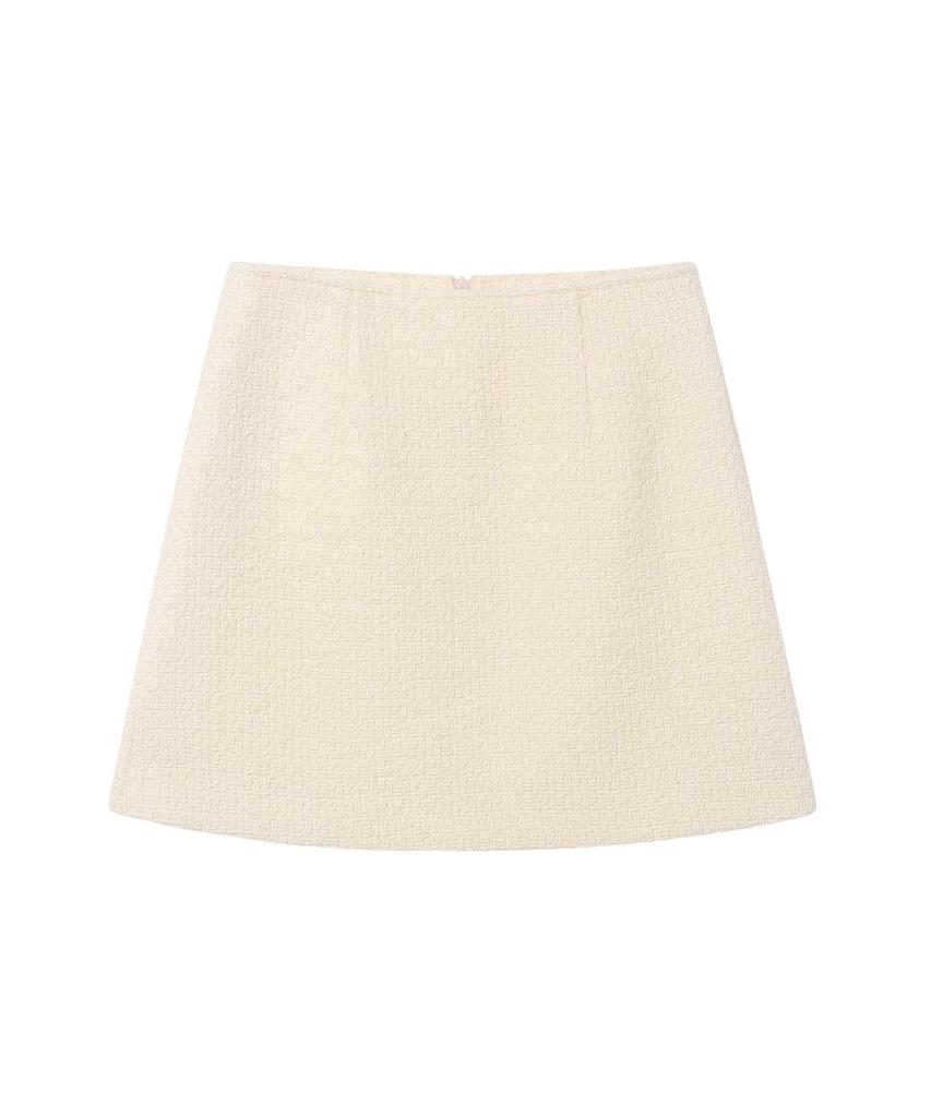 Hakesh Ave Skirt_Cream