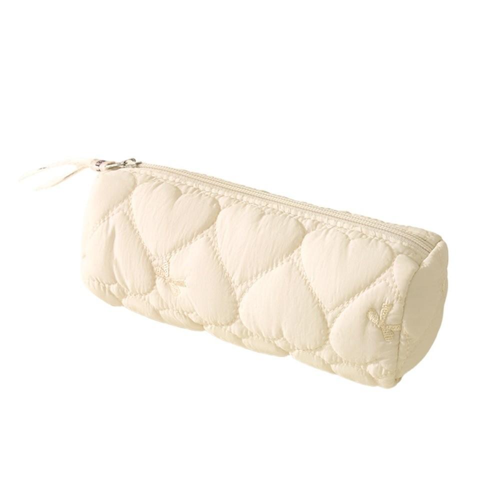 Large Capacity Pencil Case Love Bowknot Design Pencil Box New Makeup Brush Organizer  for Students