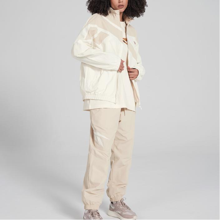 Reebok Спортивная куртка-стойка в стиле ретро с цветными блоками, на молнии, унисекс, куртки Off-White 24SRC103UGW1