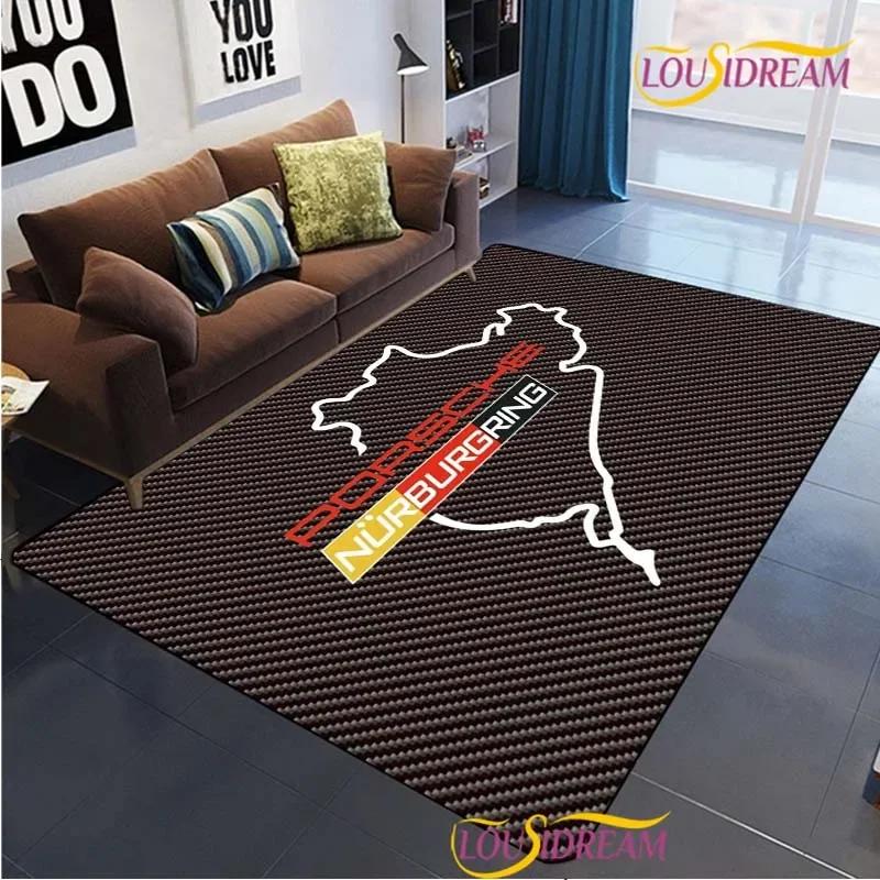 Nurburgring F1 International Track Carpet for Living Room Bedroom Area Rug Decor Kitchen Unslip Floor Mat Alfombra Birthday Gift