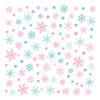 Colored Christmas snowflake glass window decorative sticker Self-adhesive material Festive atmosphere decorative wall sticker Refrigerator sticker