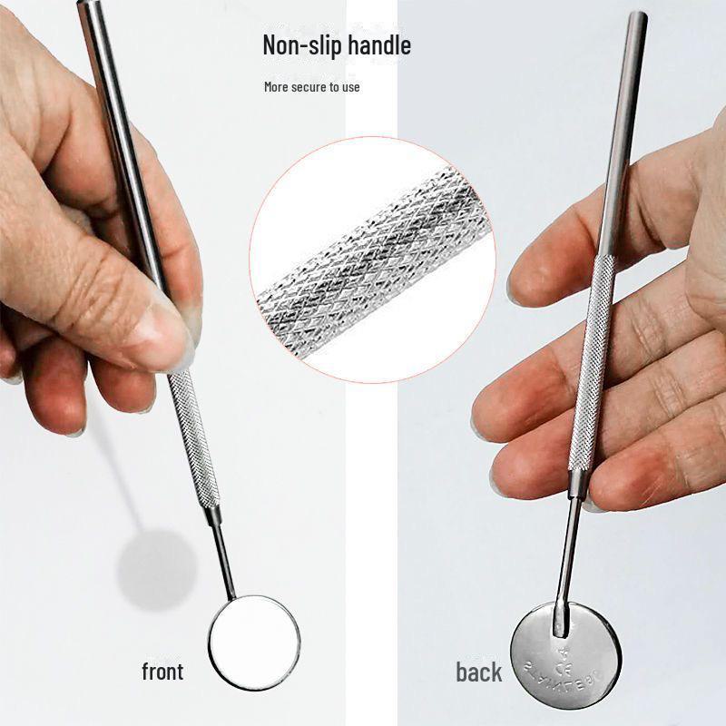 Stainless Steel Dental Mirror for Oral Examination and Care