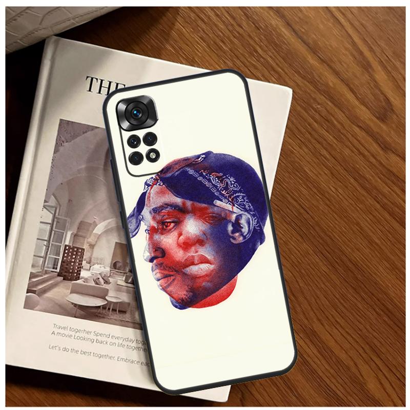 Рэпер 2pac Певец Тупак Чехол Для Xiaomi Redmi Note 13 14 9 10 11 12 15 Pro Plus Чехол Для Redmi 15 C 14C 10C 12C 13C