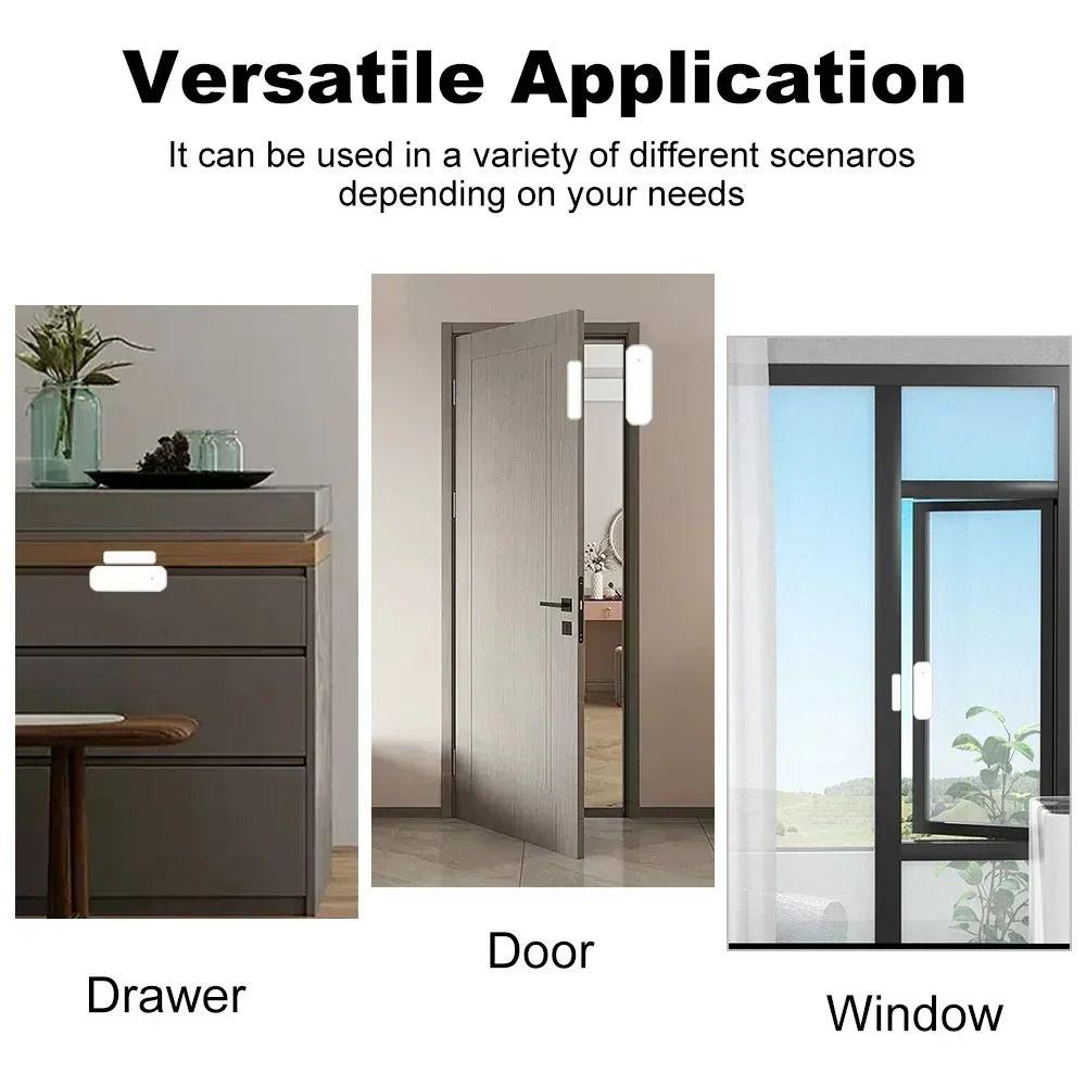 Security Protection Zigbee Door Sensor Contact Detection Open Closed Detector Smart Home