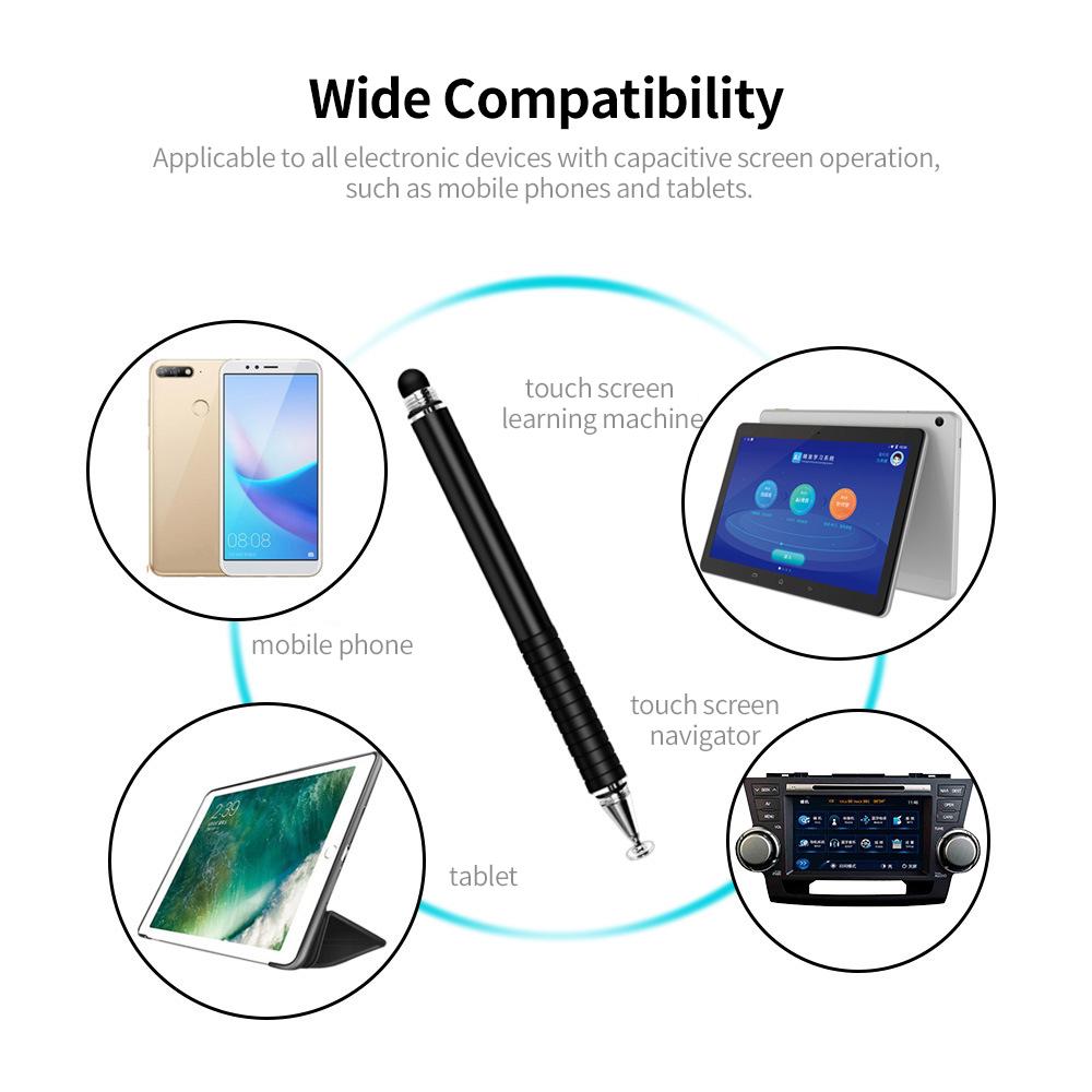 Stylus Pen Universal Touch Screen Pen Double head Capacitance Pen Portable  Capacitive Pen for Phone Tablet Pink