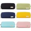 Kawaii Pencil Case Large Space Storage 3 Compartment Pouch Double Side Opened Student Stationery Desk Organizer School Supplies