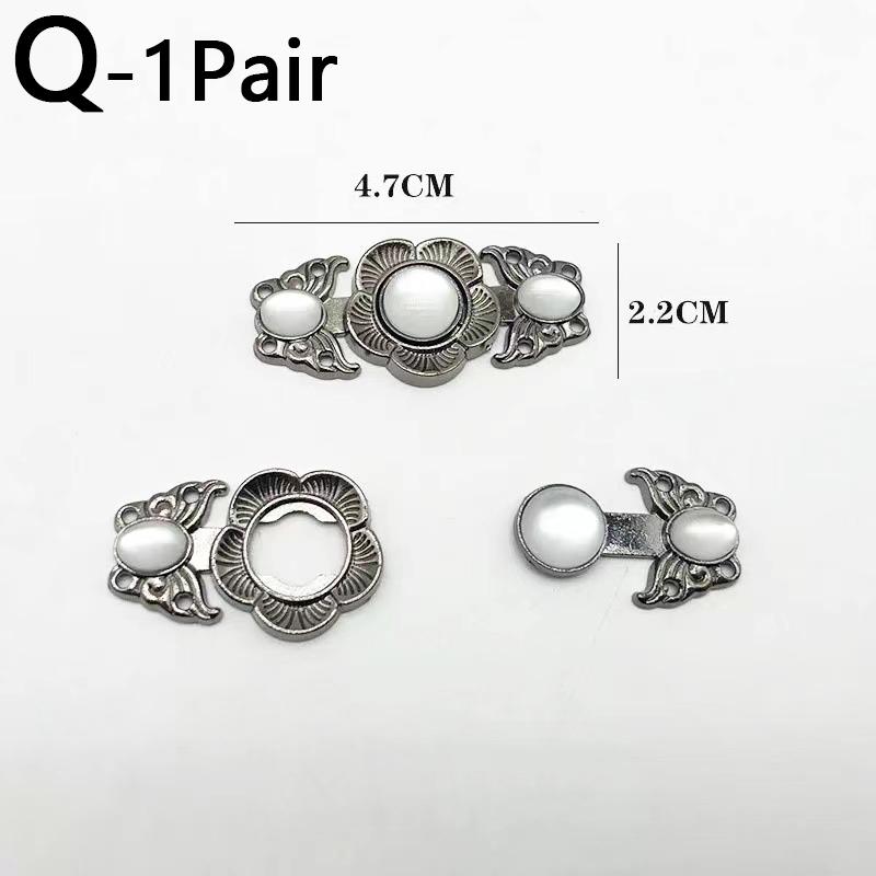 1Pair Sewing Materials Handmade Buckle Apparel Decoration DIY Craft For Cheongsam Exquisite Rhinestone Clothing Accessories