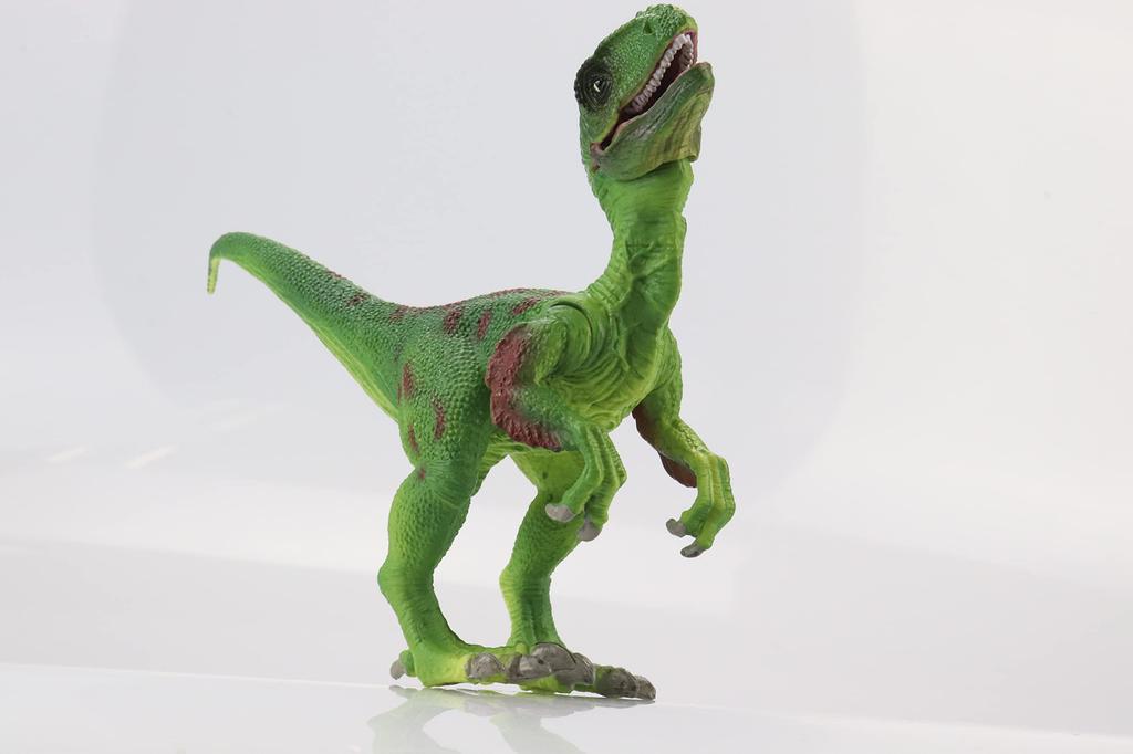 SanDoll Динозавр Фигурка Реалистичная Модель Юрского Периода 20 см Класс Рептилия Впечатляющая Плотоядная Игрушка Подарочная Демонстрация Детей (Велоцираптор "Тип 3")
