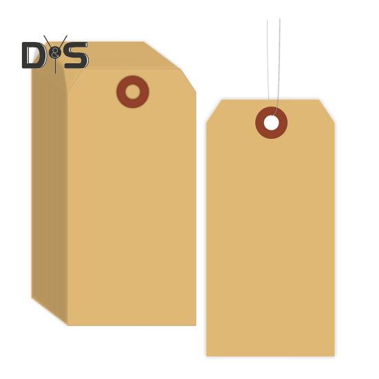 100 шт. пустые этикетки для доставки с проволочными бирками для еды, одежды, вина, этикетки для маркировки инвентаря, поделок