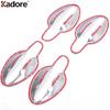Car Accessories For Mazda CX9 CX-9 2016 2017 2018      Chrome Exterior Side Door Handle Bowl Cover Trim