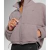 Gymshark Куртка миди из флиса Elevate Washed Mauve B5a7t Pbrk