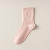 Female Spring and Autumn Trend Sweet All Build In The Tube Pile Pile Cotton Socks