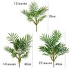 Real Touch Artificial Palm Leaves Branches Artificial Fern  Office Desktop Decoration