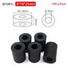 10Pcs/Pack PCB Board Support ABS Spacer Non-Threaded Nylon Washer Durable Hollow Standoff