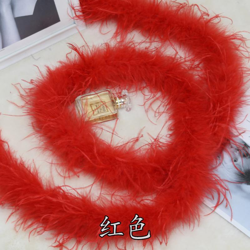 5 Layers Ostrich Top Encryption Thickened Feather Fleece Strip Catwalk Show Costume Decorative Ostrich Feather Strip