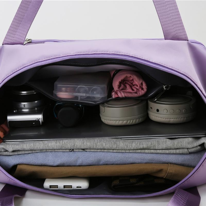 Унисекс водонепроницаемая легкая дорожная сумка с отделениями для мокрых и сухих вещей для фитнеса, плавания, йоги и сёрфинга