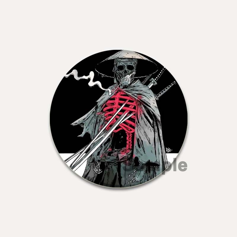 32/44/58 мм Король обезьян/Сунь Укун круглые булавки мультфильм Темный ангел/череп брошь индивидуальный значок ручной работы красивые аксессуары ювелирные изделия подарки