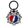 Брелок Grateful Dead Steal Your Face с бабочками