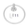 Towel Ring Modern Circle Wall Maounted Stainless Steel Bathroom Towel Rack for Bathroom