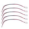 Set of 10 JST-XH 2S Extension Cables 22cm | For RC Cars, Boats, Airplanes | LiPo Battery Connection | Red, Plastic