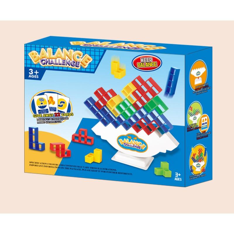 Игра на баланс качели Дженга Игрушка Строительные блоки Дженга Детская вечеринка Настольная игра