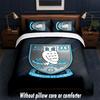 Дизайн Sheffield Wednesday Комплект постельного белья 1 пододеяльник + 2 наволочки Мягкое дышащее домашнее постельное белье