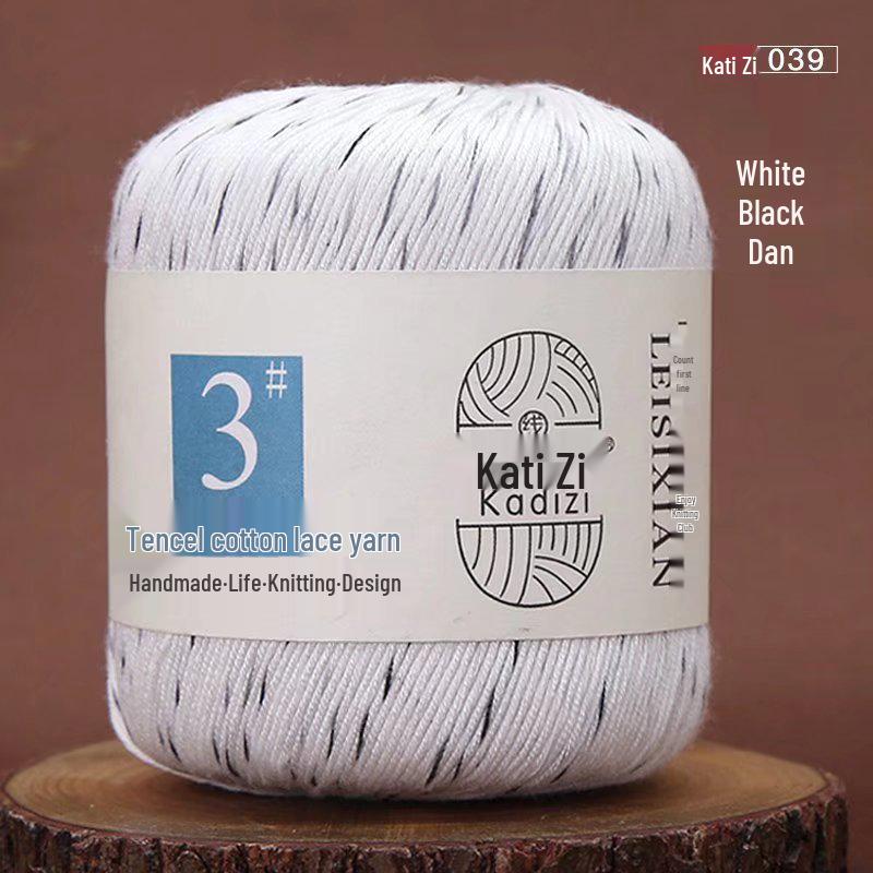 Пряжа Tencel Хлопок Кружево для Летнего Вязания Крючком и DIY - Нет. 3