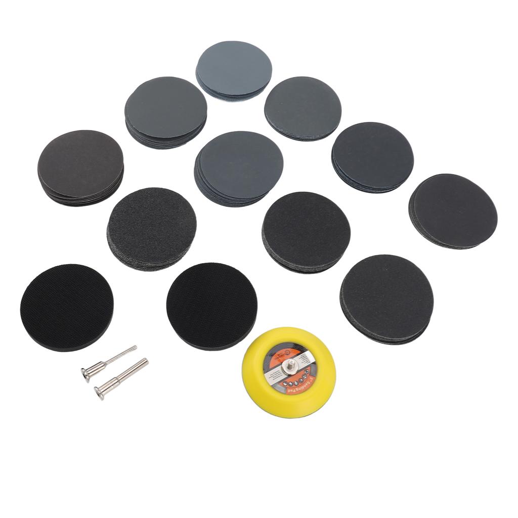Sanding Discs Paper Mirror Polishing Grit 60 100 150 240 400 600 1000 1500 2000 3000 Wet Dry Sandpaper Set Hook and