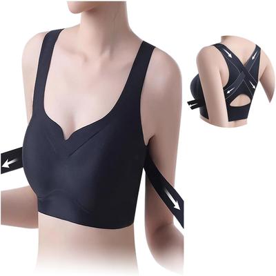 MACITEET Формирующие тело 3D чашки Ночной и дневной бесшовный корректор осанки для груди с высокой боковой поддержкой для женщин в возрасте 20-50 лет 360° & - Бюстгальтер, Беспроводной,