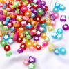 100 шт. изготовление ювелирных изделий своими руками для бабочки, цветка, звезды, акриловые свободные бусины, оптовая продажа, ожерелье, браслет, кулон
