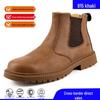 Men's Wear-Resistant Steel Toe Work Boots: Anti-Smash, Anti-Puncture, Non-Slip Safety Shoes