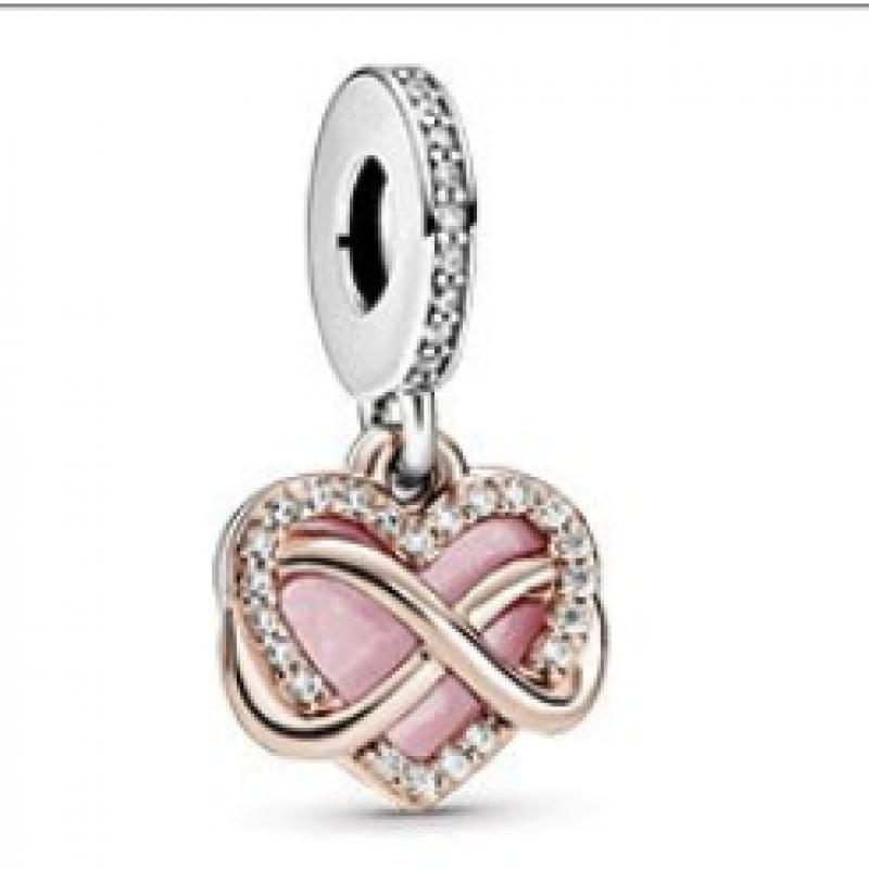 Pandora Sparkling Infinity Heart Dangle Charm 788878c01