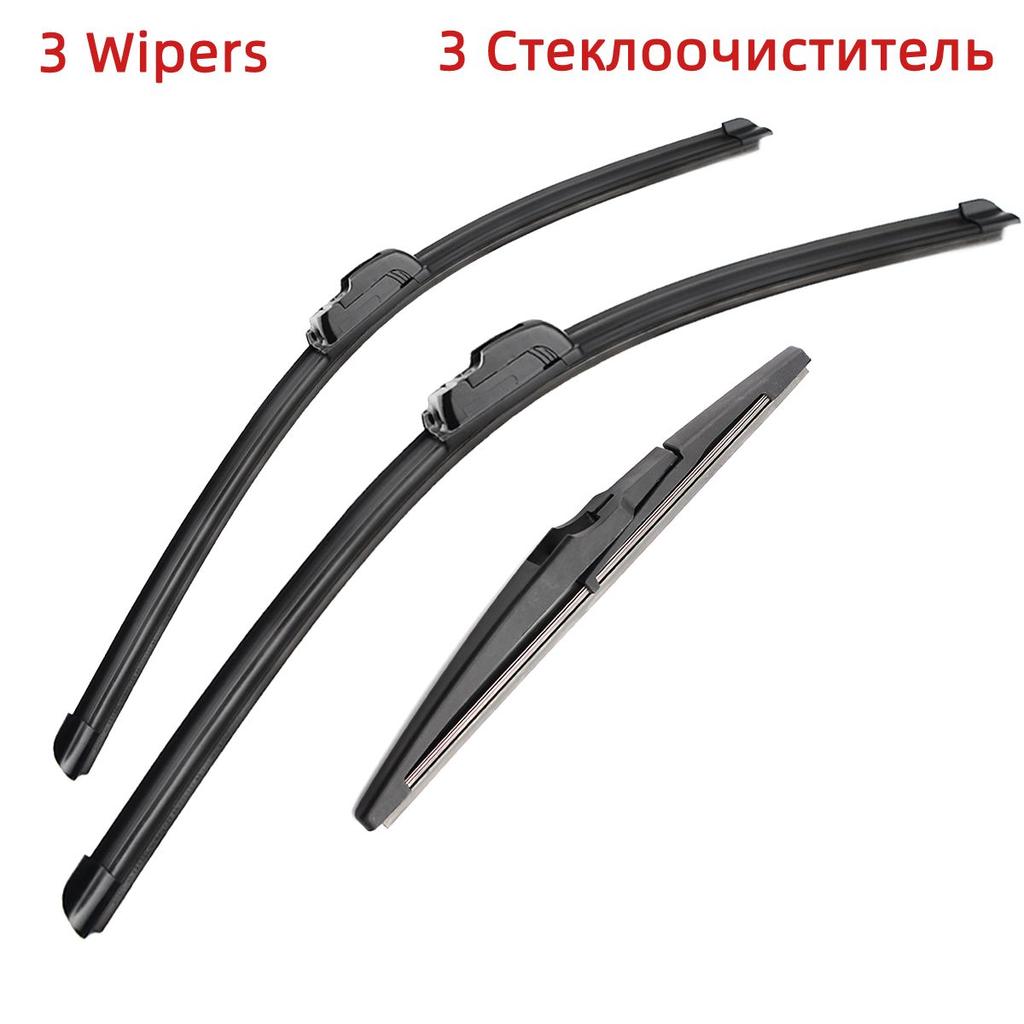 3 шт. щетки стеклоочистителя для Chevrolet Cruze Estate Wagon J300 2012-2015 24 "18" 10 "подходят для переднего лобового стекла, щетки для окон, резак, аксессуары