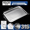 40x30x2cm shallow perforated