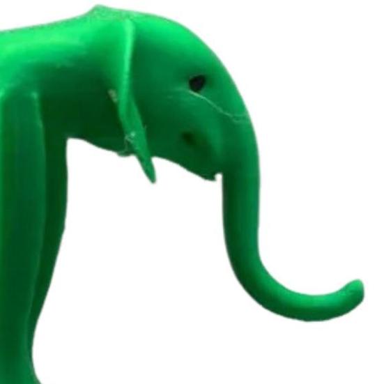 Фигурка слона в пустыне, 3D-печатный кактус, украшение в виде слона, красные тапочки, мультяшная статуя слона, скульптура, украшение