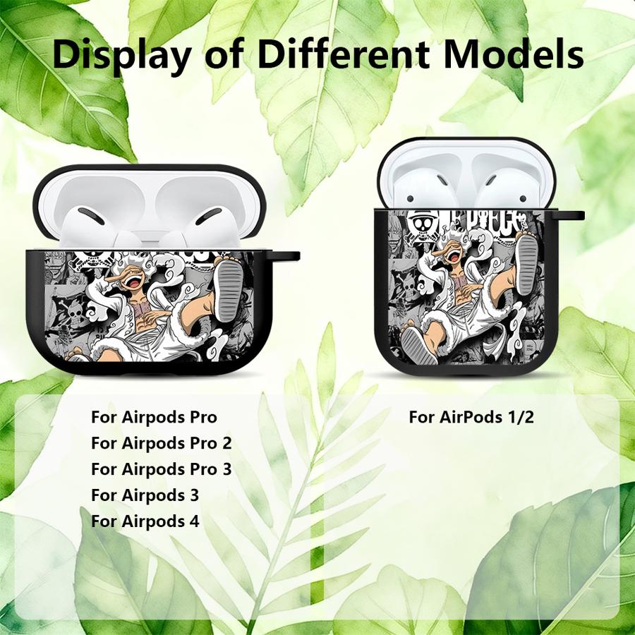 Чехол Luffy из One Piece для Airpods Pro2 3 4 Pro 1 Pro3 2 Чехлы для наушников Обложка