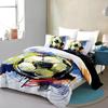 Painted Football 3D Printed Bedding Set For Boys Mens Cartoon Sport Football Style Home Soft Comfortable Duvet Cover Pillowcases