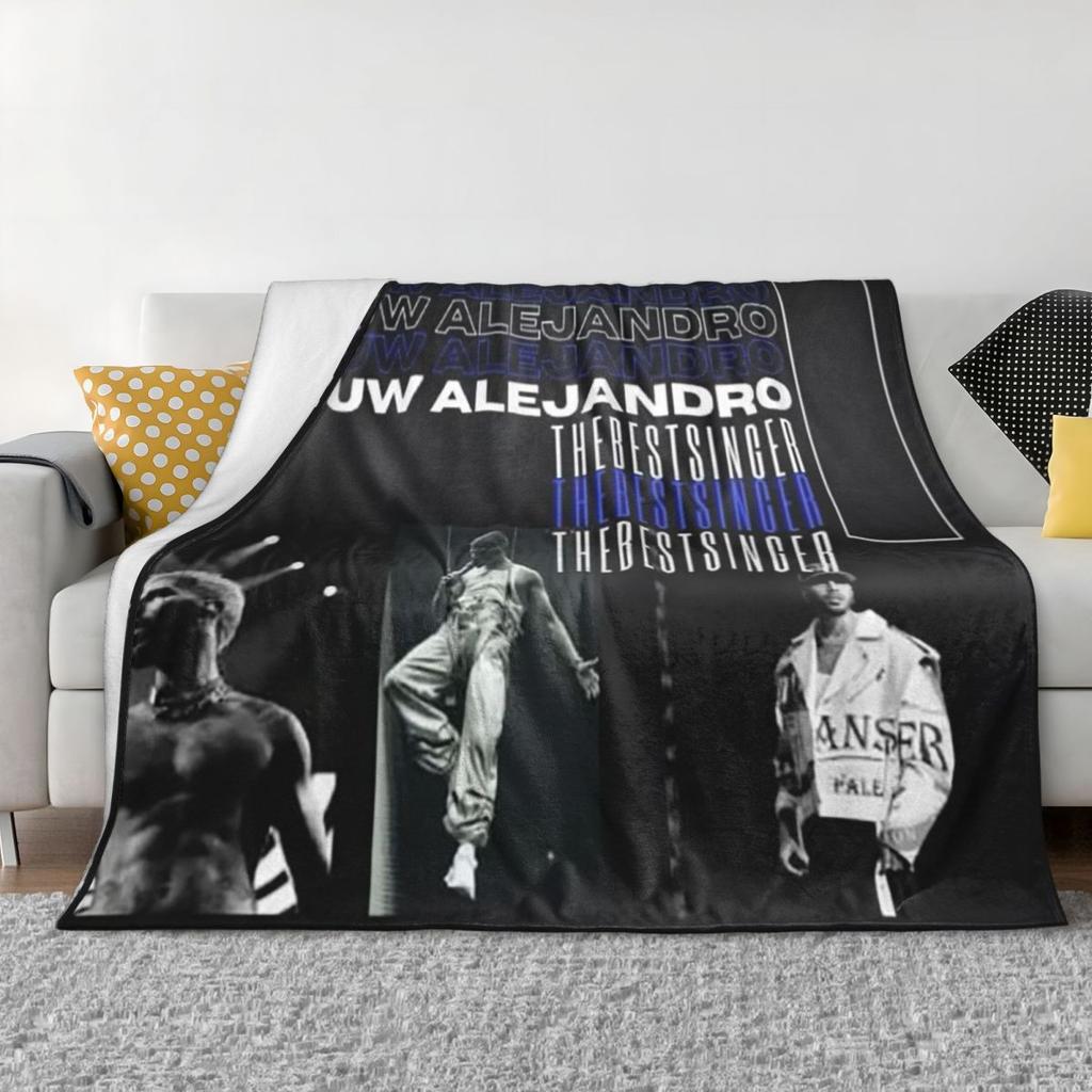 Мягкие теплые фланелевые пледы Rauw Alejandro Постельное белье для кровати Гостиной Пикника Путешествий Дома Дивана